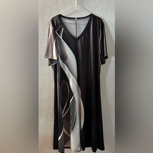 This is a beautiful Lounging dress.